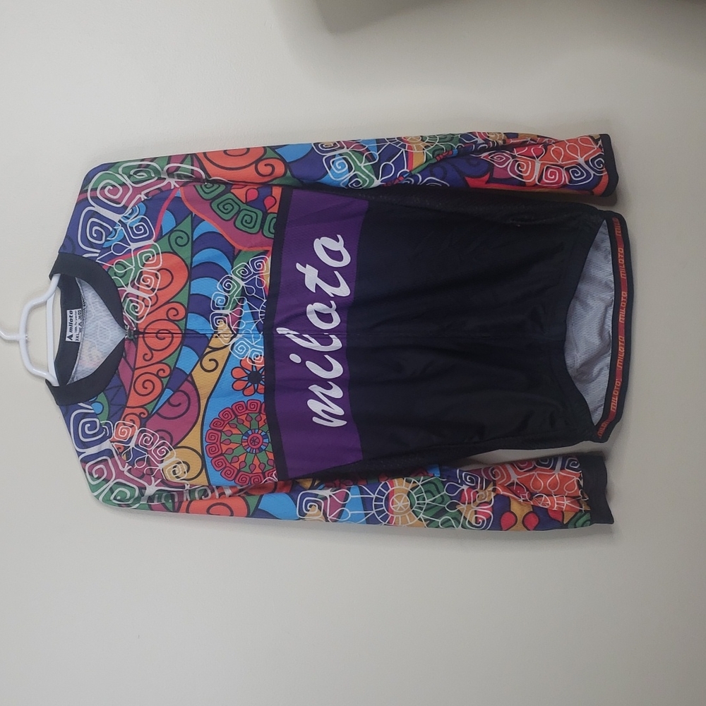 Miloto Cycling Biking Jersey Full Zip Women's Bicycle Bike Shirts